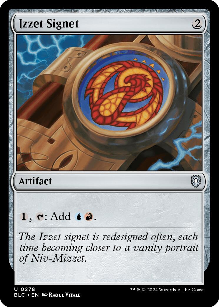 Izzet Signet [Bloomburrow Commander] | Exor Games Summserside