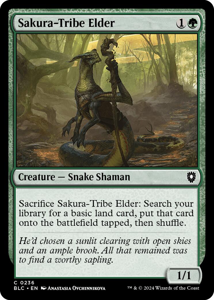 Sakura-Tribe Elder [Bloomburrow Commander] | Exor Games Summserside