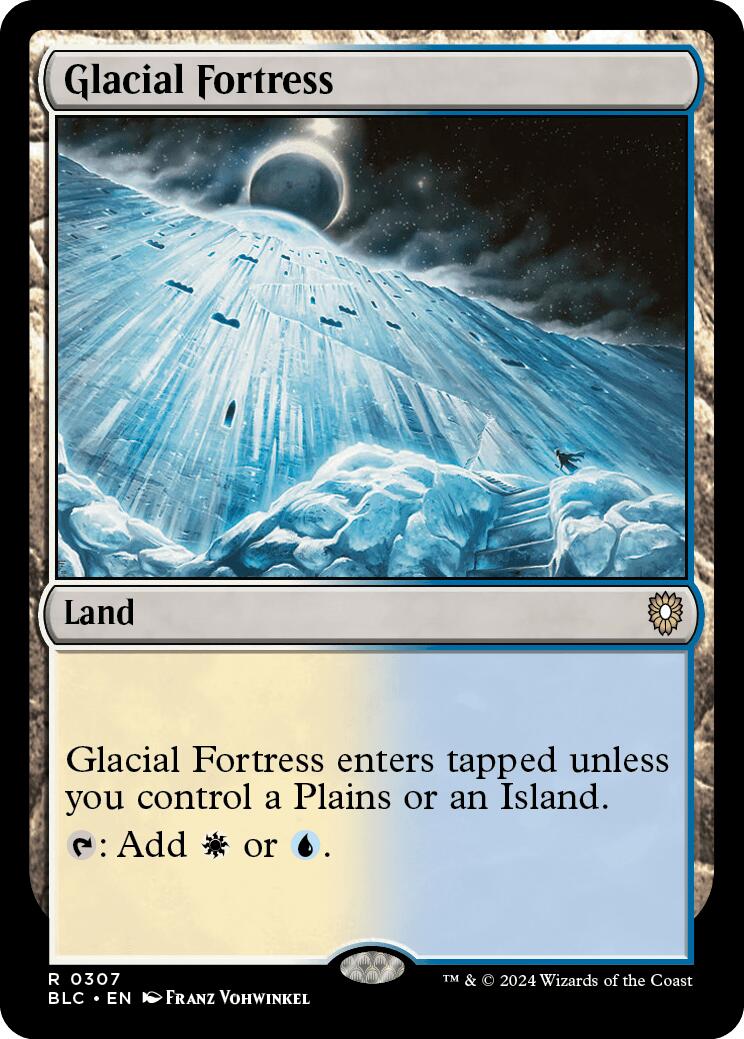 Glacial Fortress [Bloomburrow Commander] | Exor Games Summserside