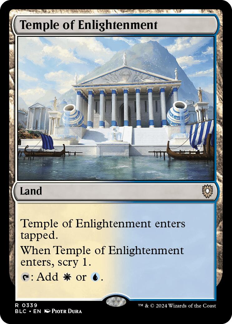 Temple of Enlightenment [Bloomburrow Commander] | Exor Games Summserside