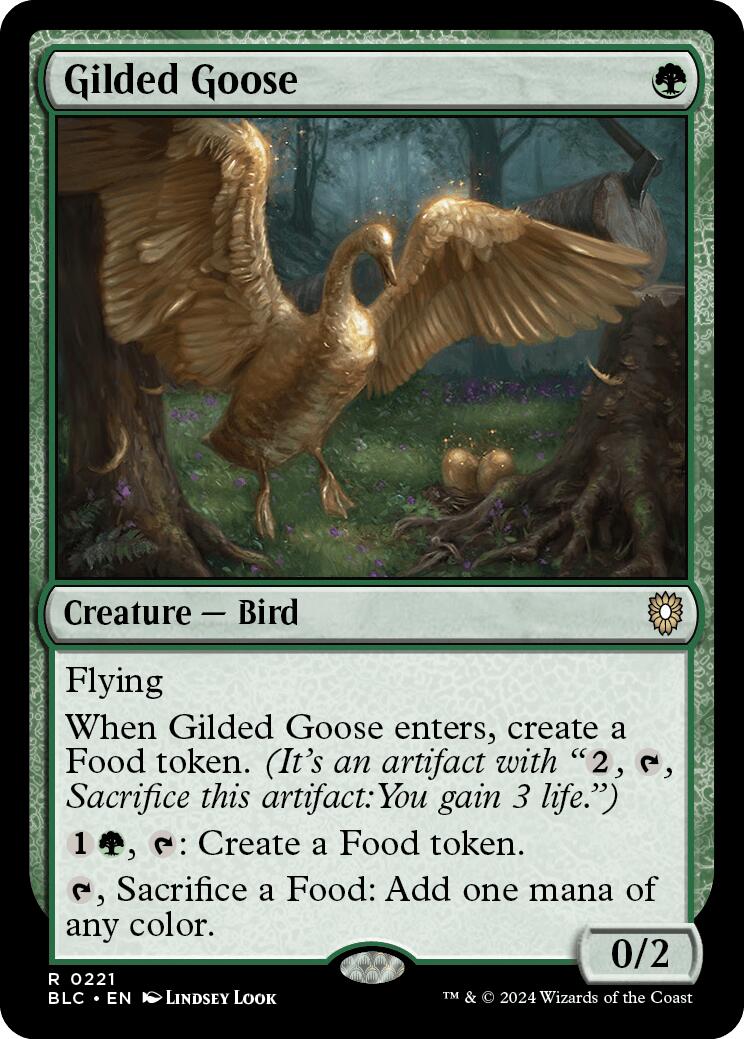 Gilded Goose [Bloomburrow Commander] | Exor Games Summserside