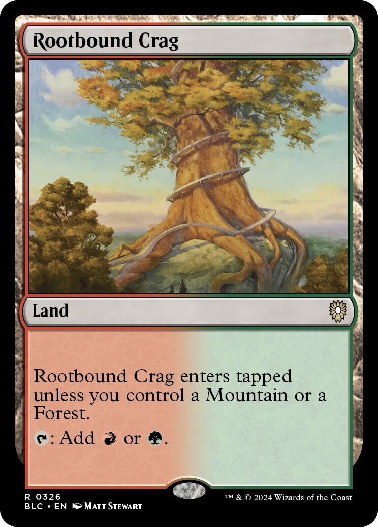 Rootbound Crag [Bloomburrow Commander] | Exor Games Summserside