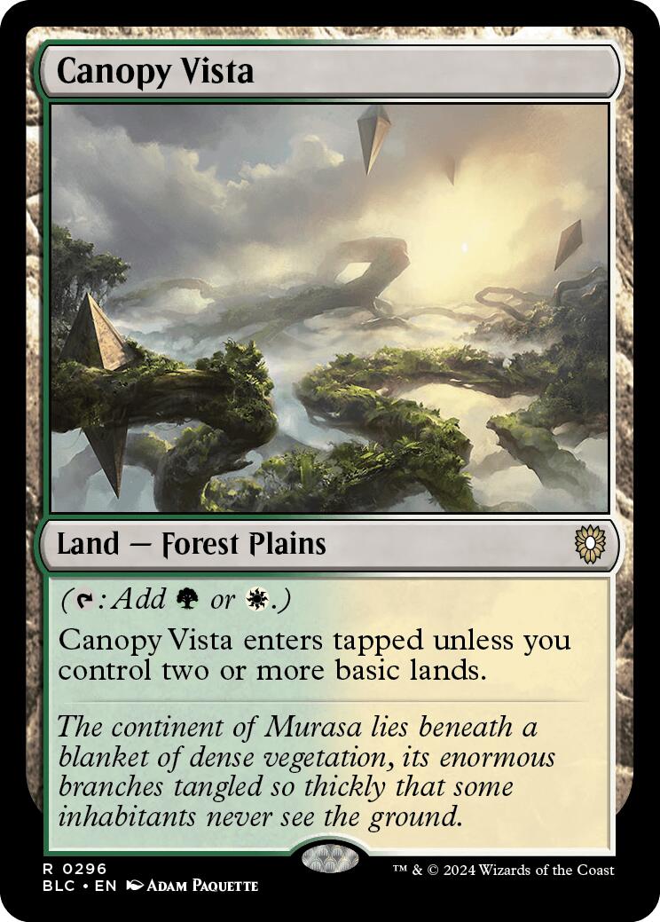 Canopy Vista [Bloomburrow Commander] | Exor Games Summserside