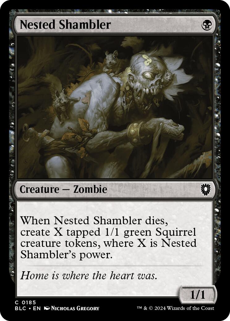 Nested Shambler [Bloomburrow Commander] | Exor Games Summserside