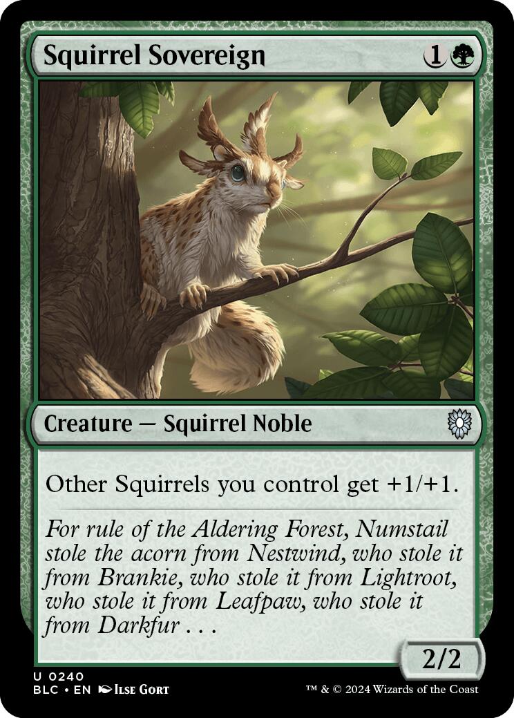 Squirrel Sovereign [Bloomburrow Commander] | Exor Games Summserside