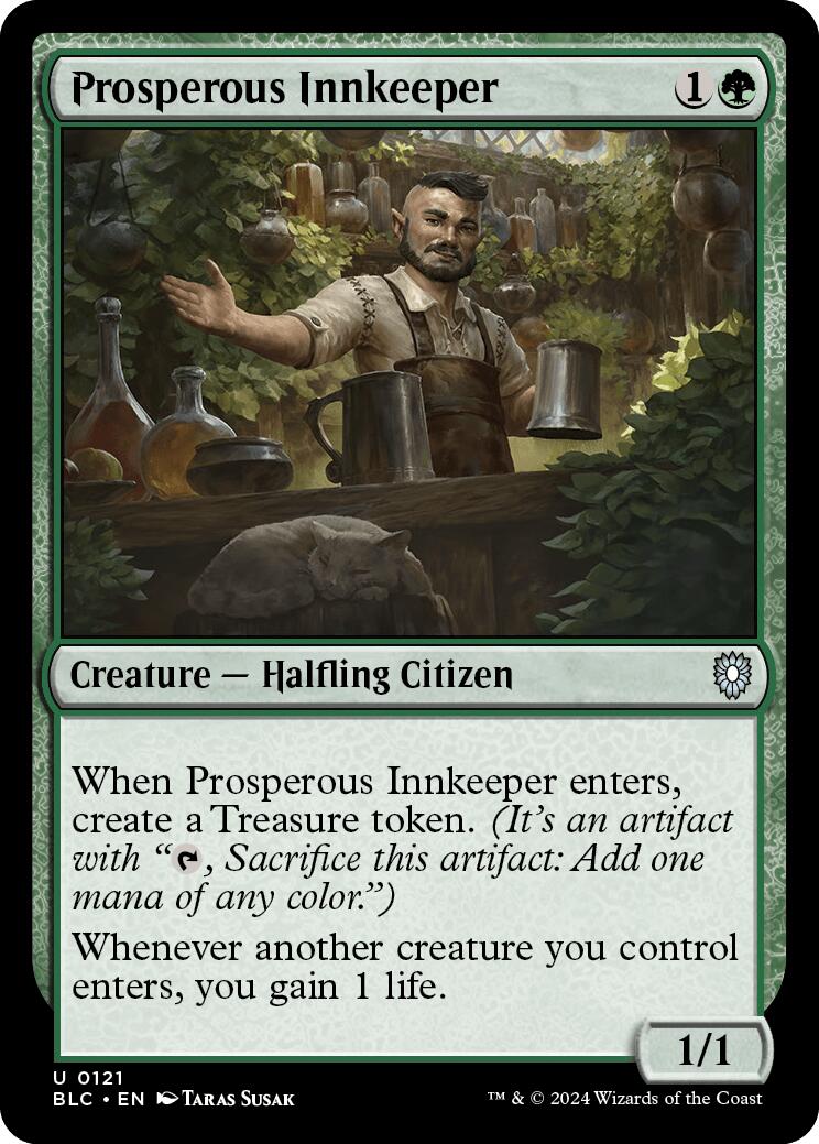 Prosperous Innkeeper [Bloomburrow Commander] | Exor Games Summserside