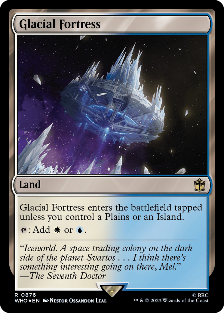 Glacial Fortress (Surge Foil) [Doctor Who] | Exor Games Summserside