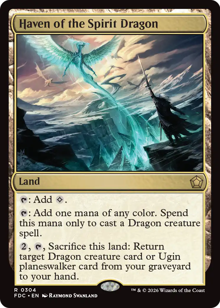 Haven of the Spirit Dragon [Foundations Commander] | Exor Games Summserside