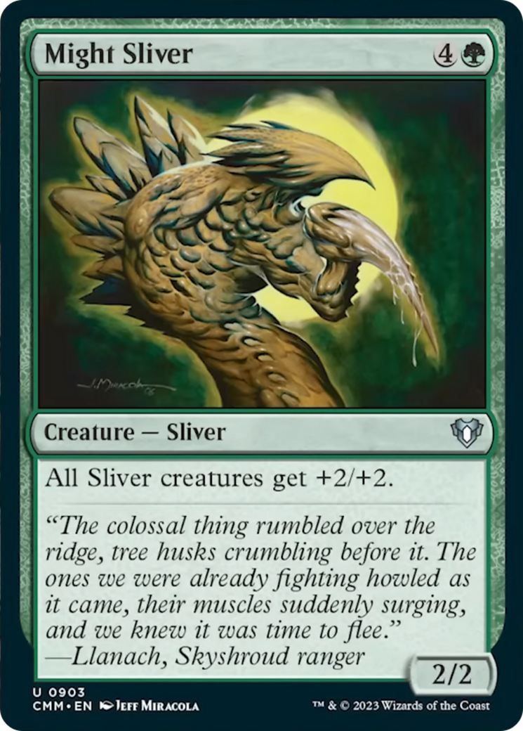 Might Sliver [Commander Masters] | Exor Games Summserside