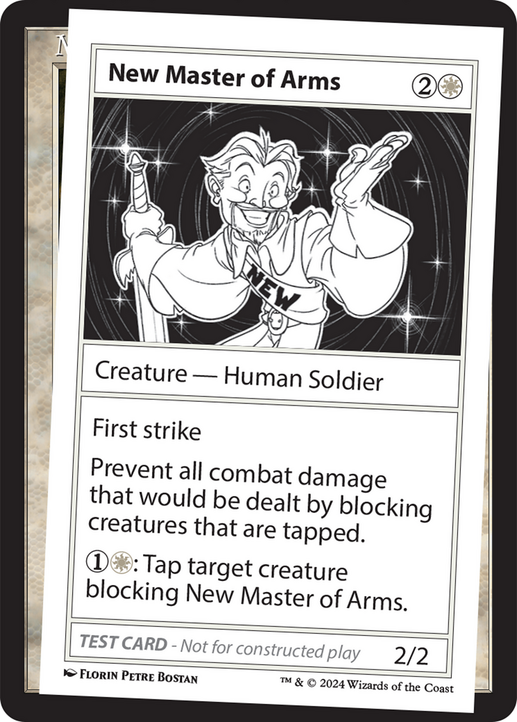 New Master of Arms [Mystery Booster 2 Playtest Cards] | Exor Games Summserside