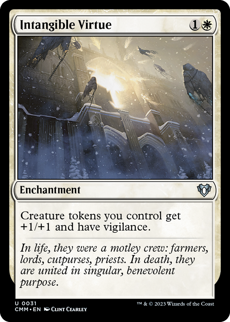 Intangible Virtue [Commander Masters] | Exor Games Summserside