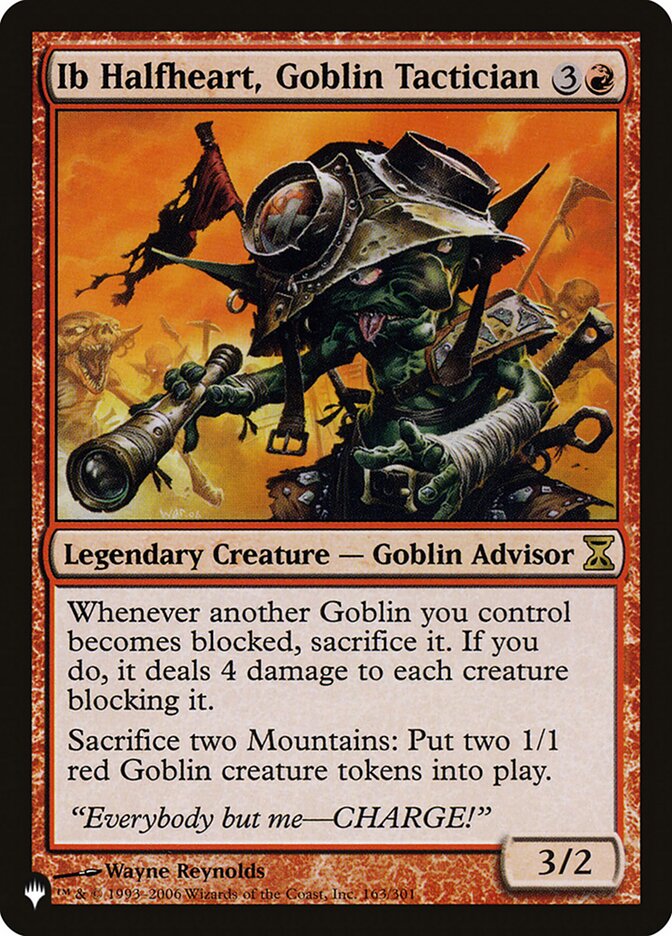 Ib Halfheart, Goblin Tactician [The List] | Exor Games Summserside