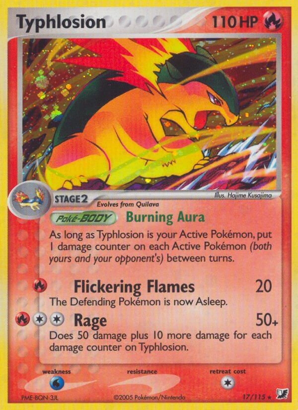 Typhlosion(17/115) (Theme Deck Exclusive) [EX: Unseen Forces] | Exor Games Summserside