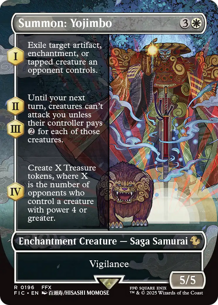 Summon: Yojimbo (Borderless) [FINAL FANTASY Commander] | Exor Games Summserside