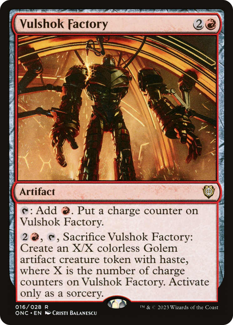 Vulshok Factory [Phyrexia: All Will Be One Commander] | Exor Games Summserside