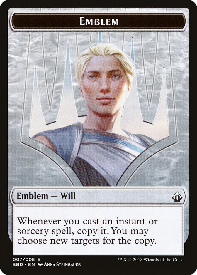 Will Kenrith Emblem [Battlebond Tokens] | Exor Games Summserside