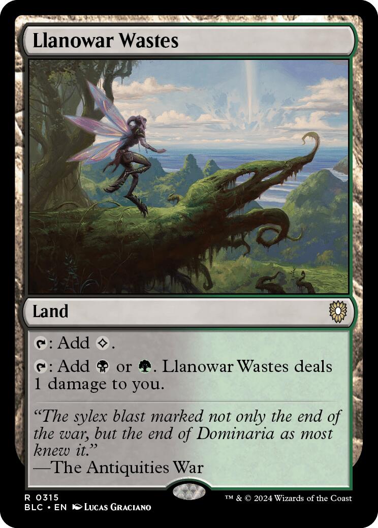 Llanowar Wastes [Bloomburrow Commander] | Exor Games Summserside