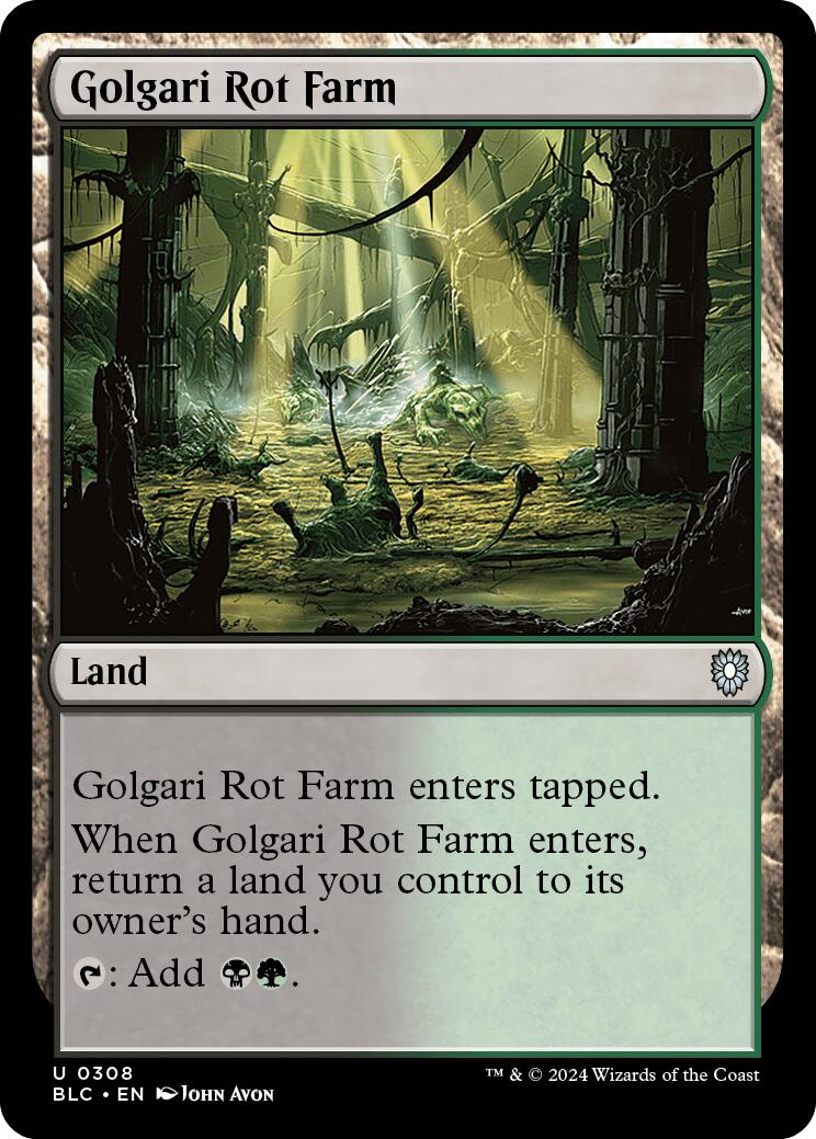 Golgari Rot Farm [Bloomburrow Commander] | Exor Games Summserside