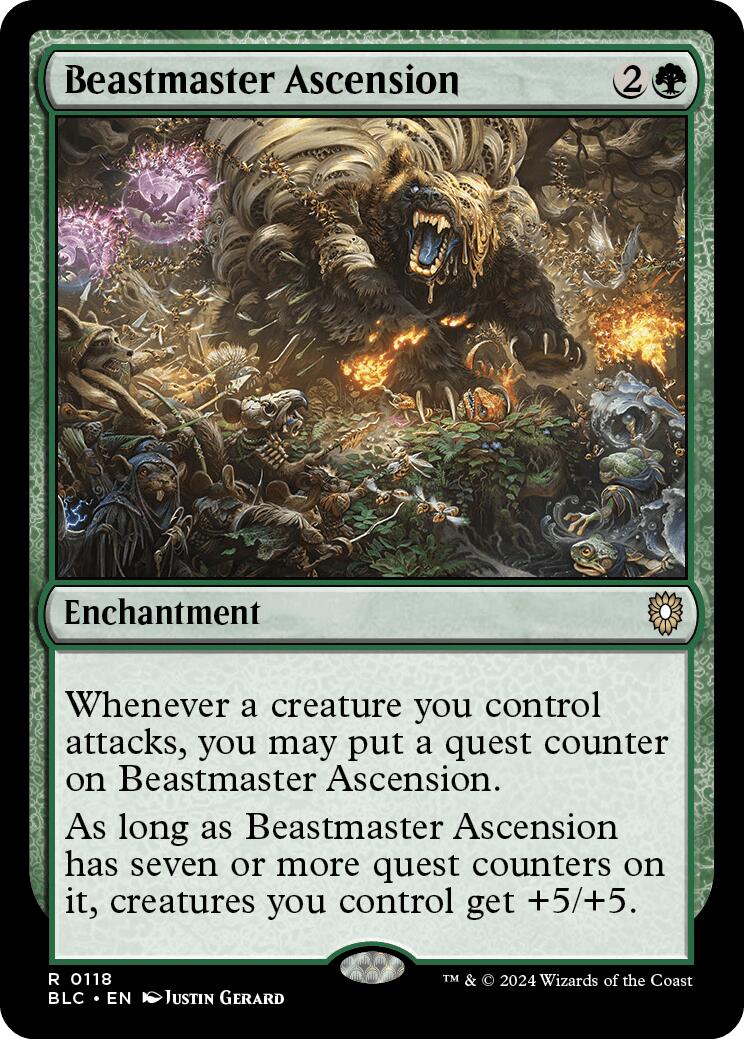 Beastmaster Ascension [Bloomburrow Commander] | Exor Games Summserside