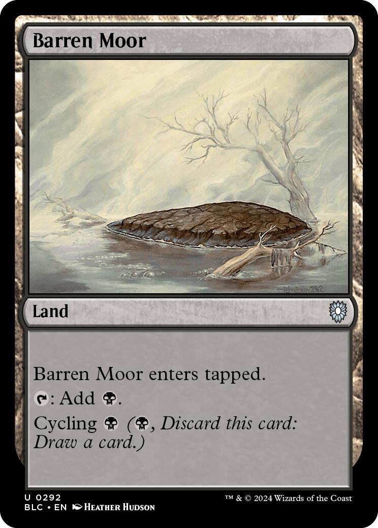 Barren Moor [Bloomburrow Commander] | Exor Games Summserside