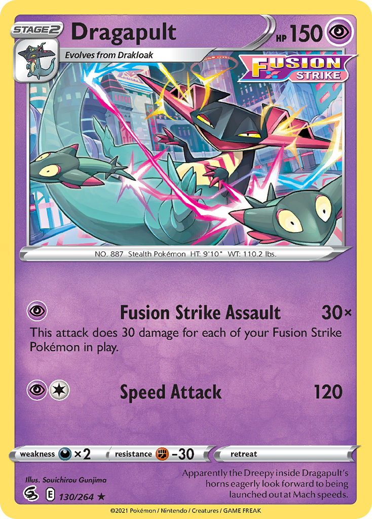 Dragapult (130/264) (Theme Deck Exclusive) [Sword & Shield: Fusion Strike] | Exor Games Summserside