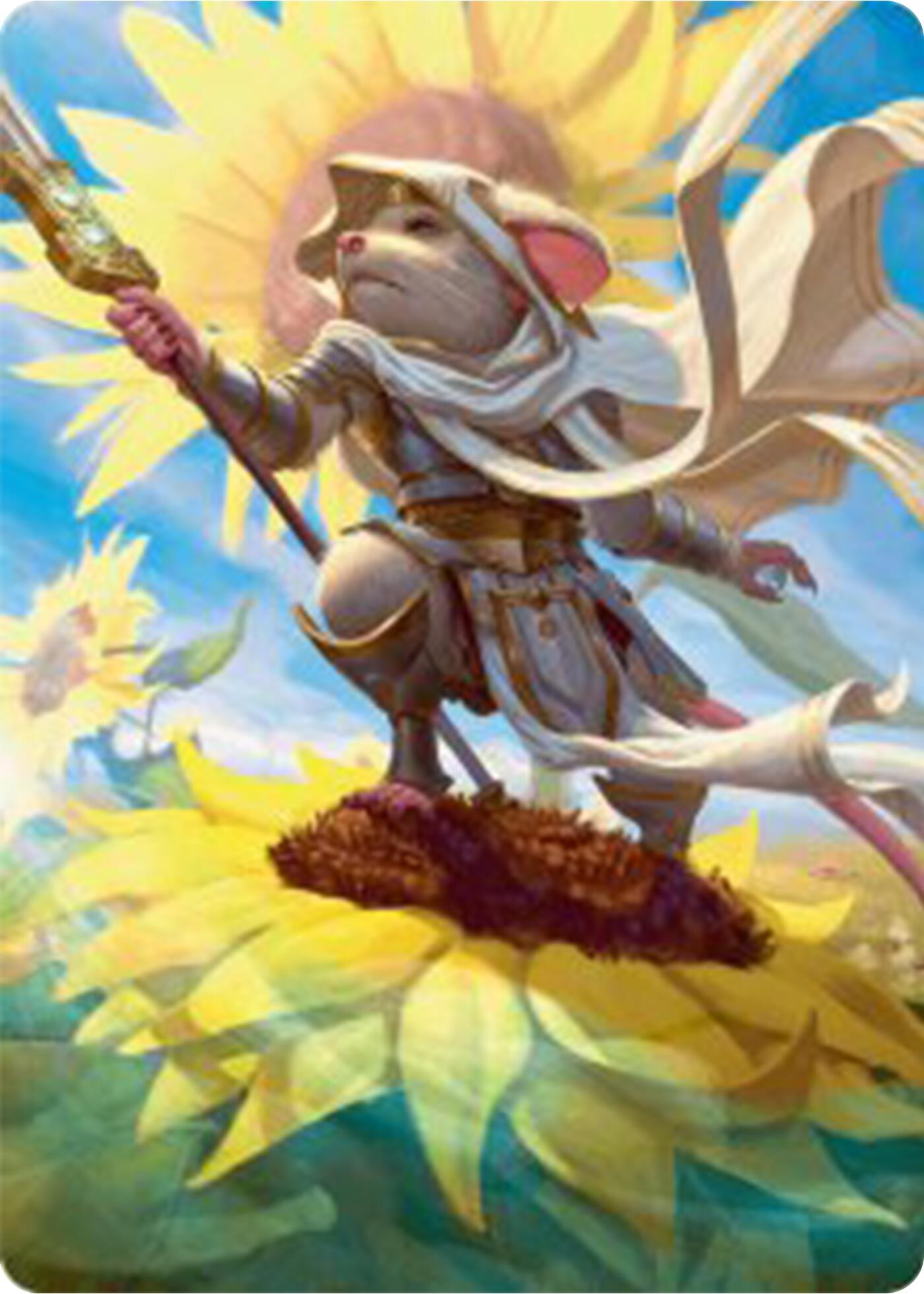 Elspeth, Sun's Champion Art Card [Bloomburrow Art Series] | Exor Games Summserside