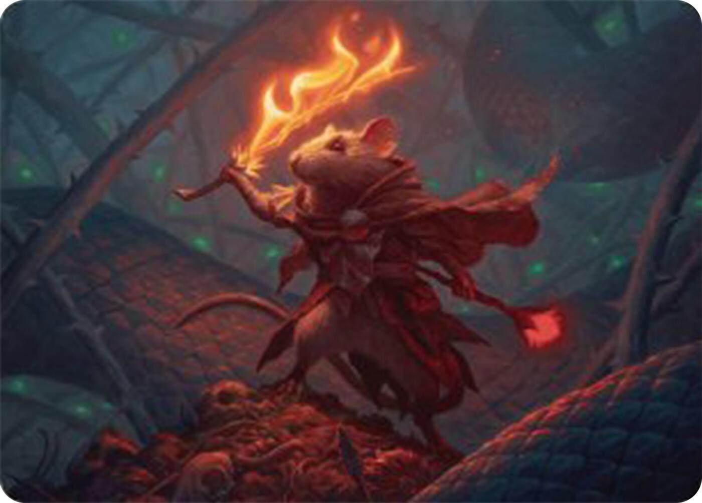 Emberheart Challenger Art Card [Bloomburrow Art Series] | Exor Games Summserside