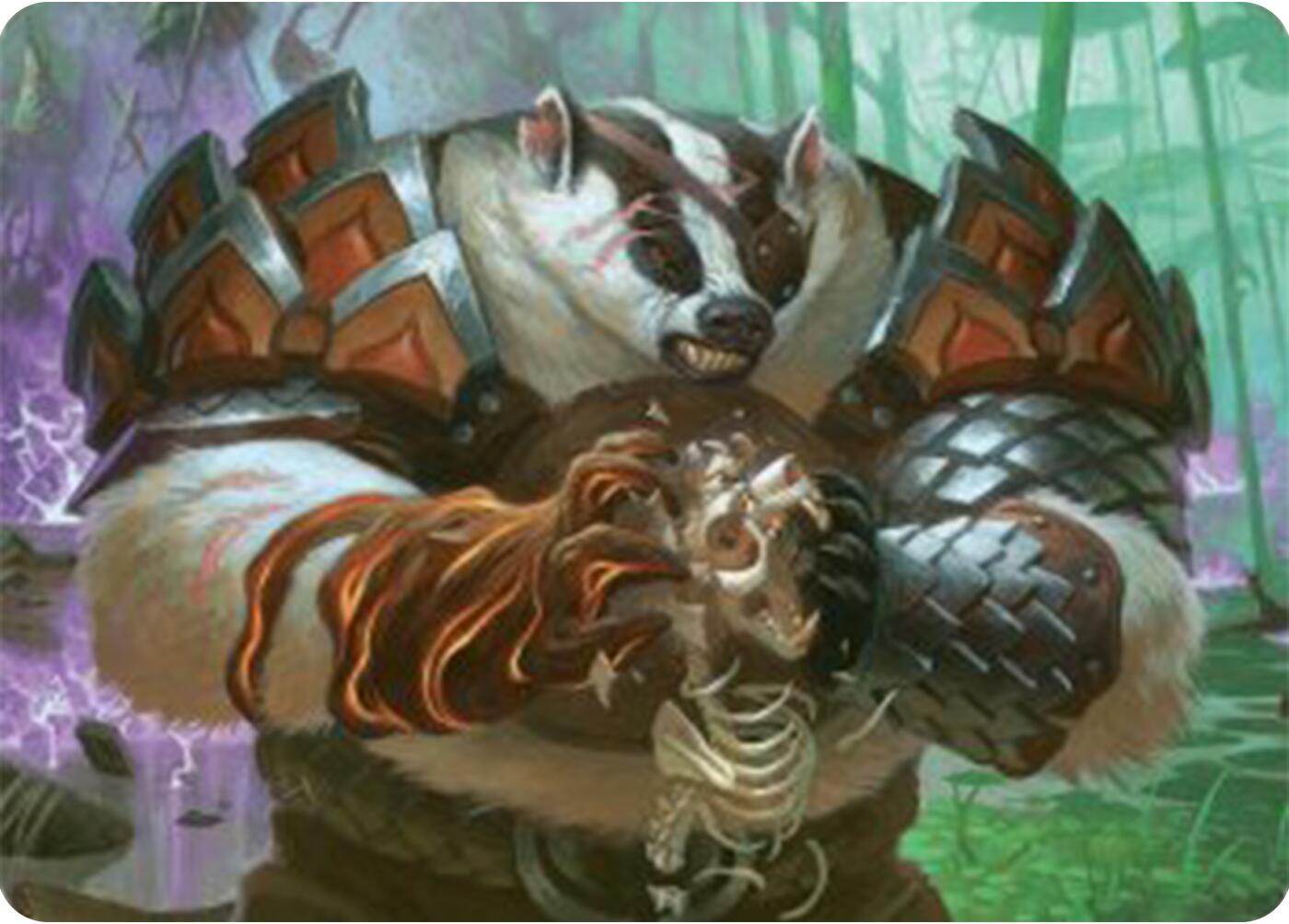 Hugs, Grisly Guardian Art Card [Bloomburrow Art Series] | Exor Games Summserside