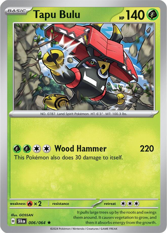 Tapu Bulu (006/064) [Scarlet & Violet: Shrouded Fable] | Exor Games Summserside