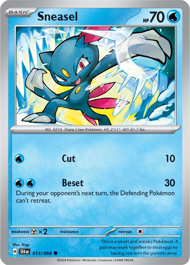 Sneasel (013/064) [Scarlet & Violet: Shrouded Fable] | Exor Games Summserside