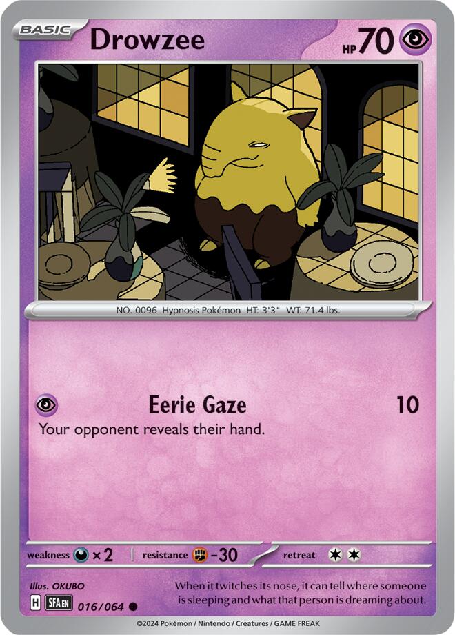 Drowzee (016/064) [Scarlet & Violet: Shrouded Fable] | Exor Games Summserside