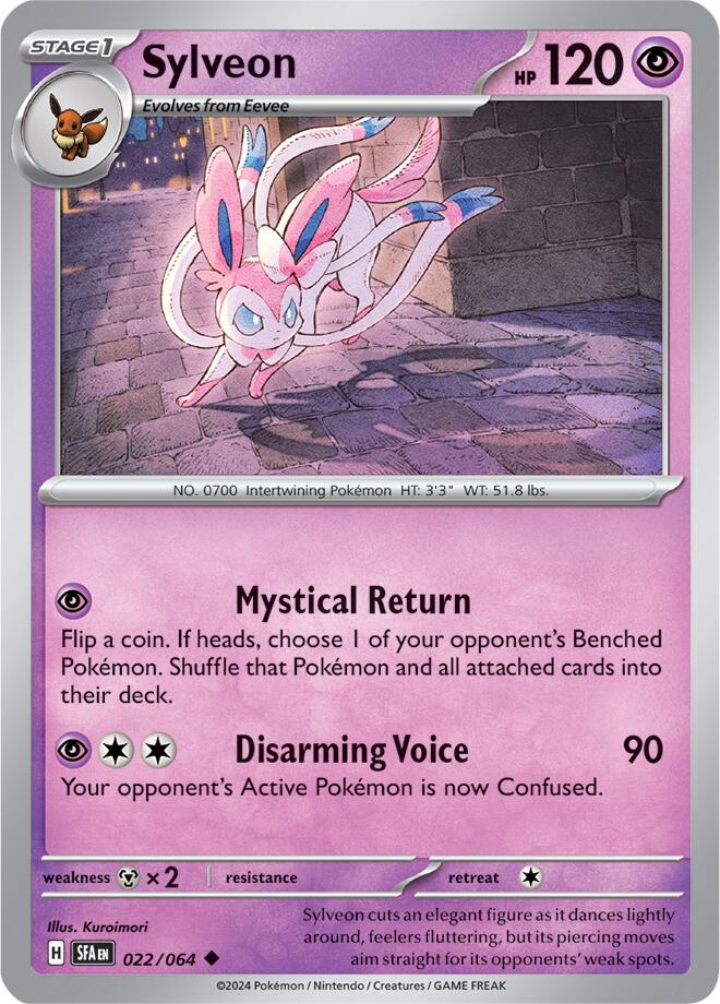 Sylveon (022/064) [Scarlet & Violet: Shrouded Fable] | Exor Games Summserside