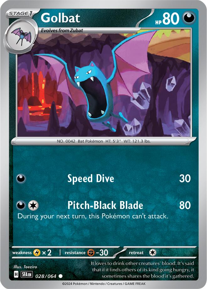 Golbat (028/064) [Scarlet & Violet: Shrouded Fable] | Exor Games Summserside