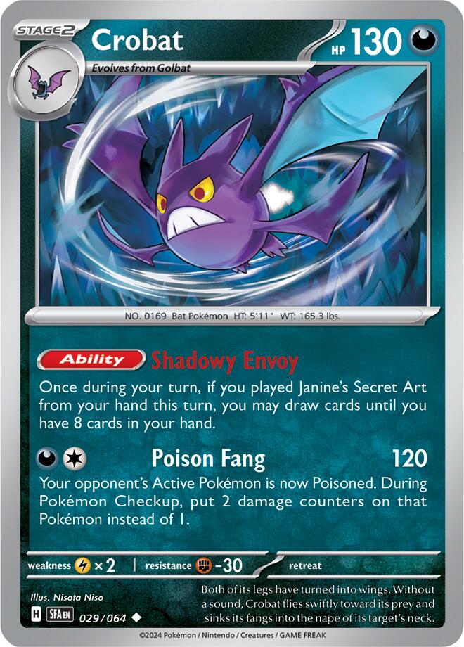 Crobat (029/064) [Scarlet & Violet: Shrouded Fable] | Exor Games Summserside