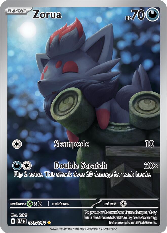 Zorua (075/064) [Scarlet & Violet: Shrouded Fable] | Exor Games Summserside