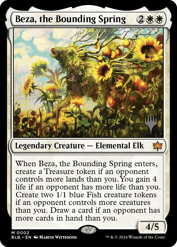 Beza, the Bounding Spring (Promo Pack) [Bloomburrow Promos] | Exor Games Summserside