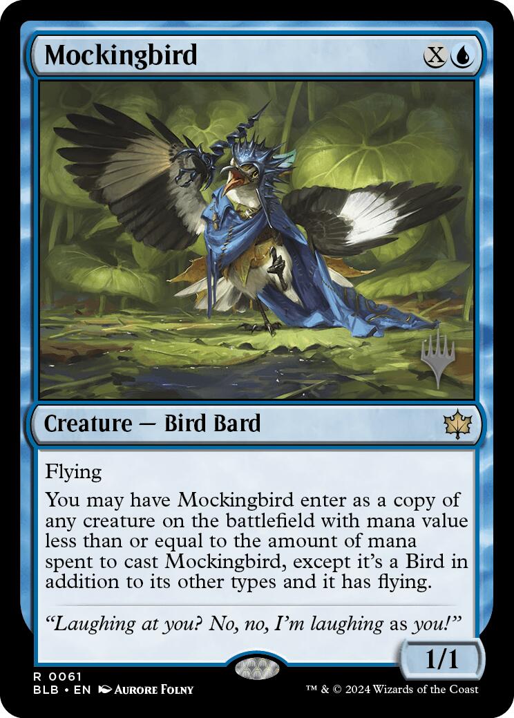 Mockingbird (Promo Pack) [Bloomburrow Promos] | Exor Games Summserside