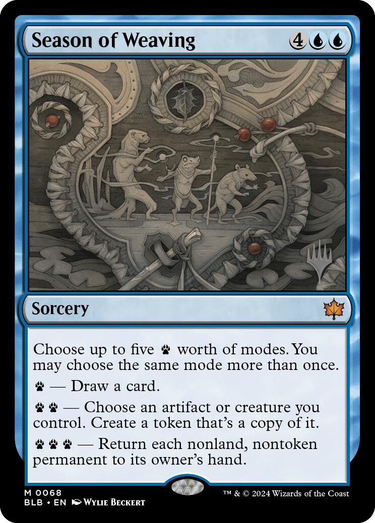 Season of Weaving (Promo Pack) [Bloomburrow Promos] | Exor Games Summserside