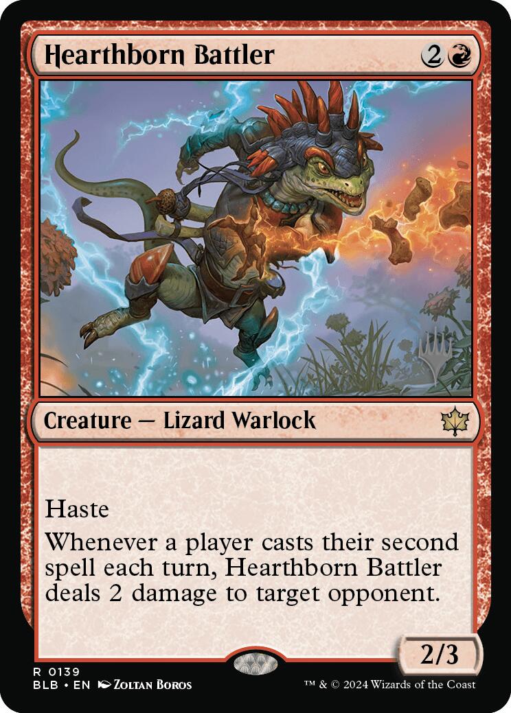 Hearthborn Battler (Promo Pack) [Bloomburrow Promos] | Exor Games Summserside