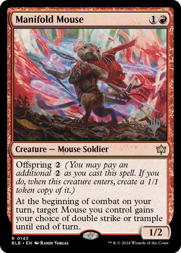 Manifold Mouse (Promo Pack) [Bloomburrow Promos] | Exor Games Summserside