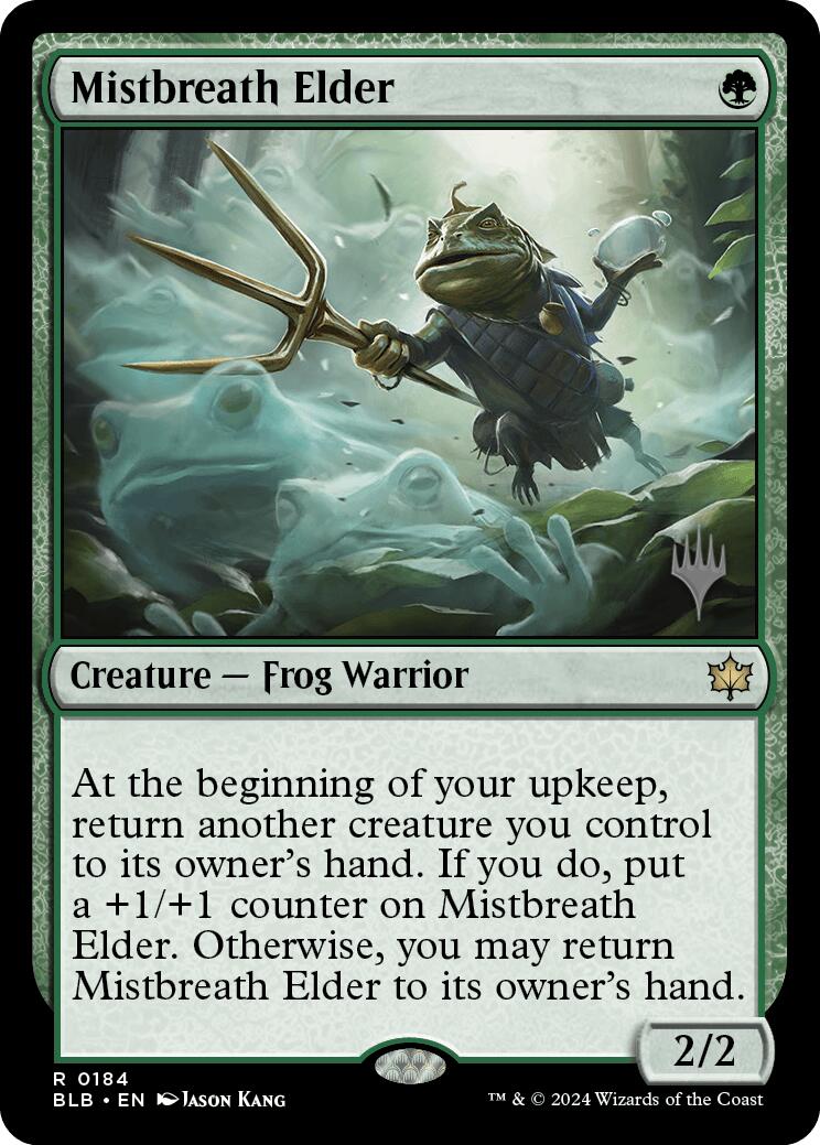 Mistbreath Elder (Promo Pack) [Bloomburrow Promos] | Exor Games Summserside