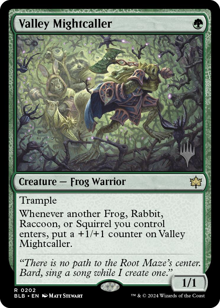 Valley Mightcaller (Promo Pack) [Bloomburrow Promos] | Exor Games Summserside