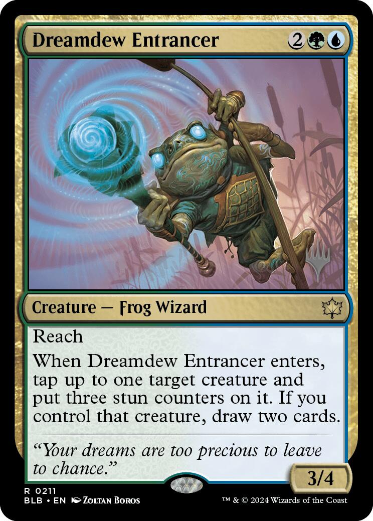 Dreamdew Entrancer (Promo Pack) [Bloomburrow Promos] | Exor Games Summserside