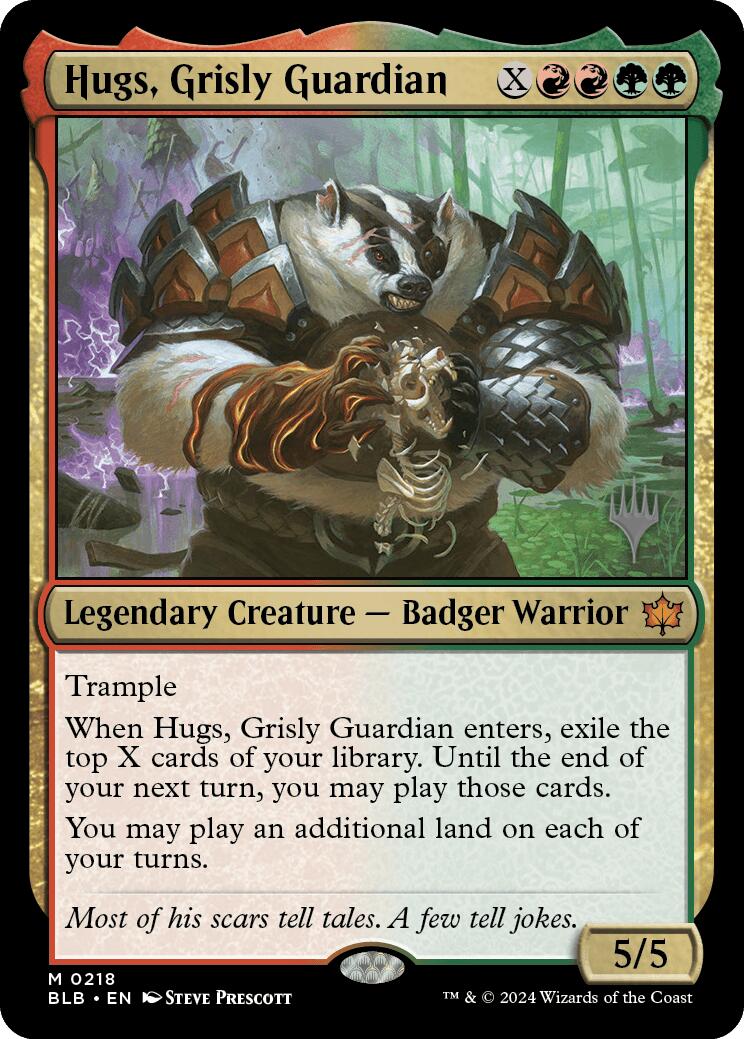 Hugs, Grisly Guardian (Promo Pack) [Bloomburrow Promos] | Exor Games Summserside