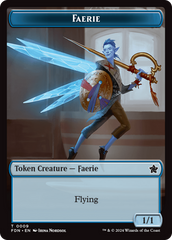 Soldier // Faerie Double-Sided Token [Foundations Tokens] | Exor Games Summserside