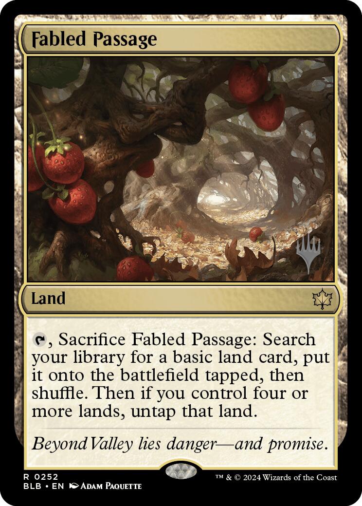 Fabled Passage (Promo Pack) [Bloomburrow Promos] | Exor Games Summserside