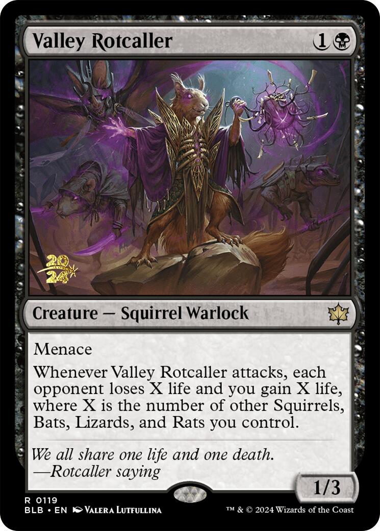 Valley Rotcaller [Bloomburrow Prerelease Promos] | Exor Games Summserside