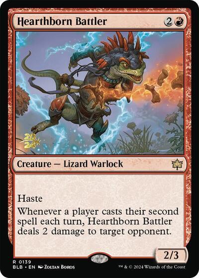 Hearthborn Battler [Bloomburrow Prerelease Promos] | Exor Games Summserside