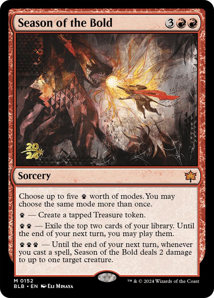 Season of the Bold [Bloomburrow Prerelease Promos] | Exor Games Summserside