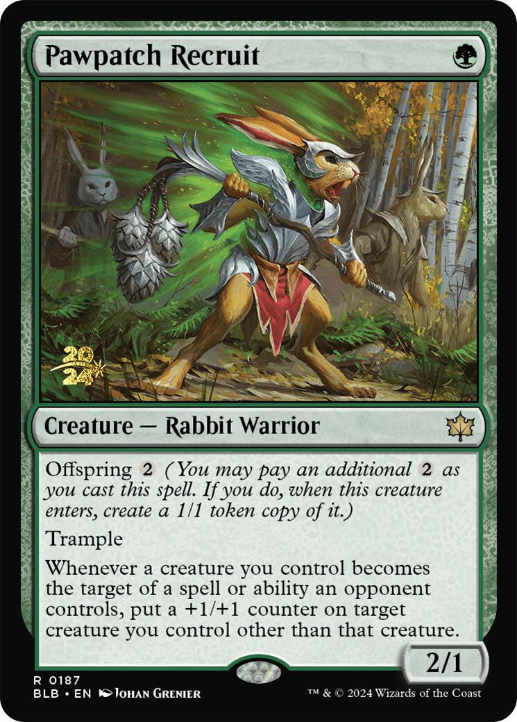 Pawpatch Recruit [Bloomburrow Prerelease Promos] | Exor Games Summserside